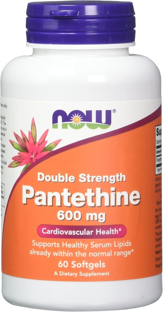 Acum alimente, Pantetine 600 mg, 60 Softgels (Pachet de 2)
