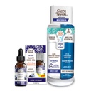 GuruNanda Black Seed Oil, Cold-Pressed Nigella Sativa - Rich in Vitamina D3 5000 Unitati, K2 & E & Dual Barrel Oxyburst Whitening Mouthwash - Contine hidrogen Peroxid