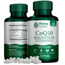 Prime Code [3 in 1] CoQ10 250mg cu Glycinat de magneziu și vitamina E 