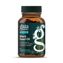 Gaia Herbs Black Seed Oil - capsule presate la rece pentru suport pulmonar, respirator și antioxidant - cu ulei organic de semințe de nigella - Supliment vegetal - 60 Vegan lichid Fito-Capsule (30 de zile de aprovizionare)