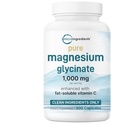 Glicinat de magneziu pur 1000 mg, 300 capsule 