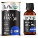 RAWYA Black Seed Oil - Extra Strong Gust, High TQ, Cold Presed, Sticla de sticla, Nigella Sativa Ulei, Mare pentru Skin & Hair Care, Black Cumin Seed, Kalonji, 100% Certified Organic - 3.4 Fl Oz,