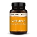 Dr. Mercola Vitamina E - Susţine statusul sănătos al pielii şi antioxidant - Tocopherols şi Tocotrienols Blend - non-GMO, gluten-free şi soia - 30 capsule (30 Servings)