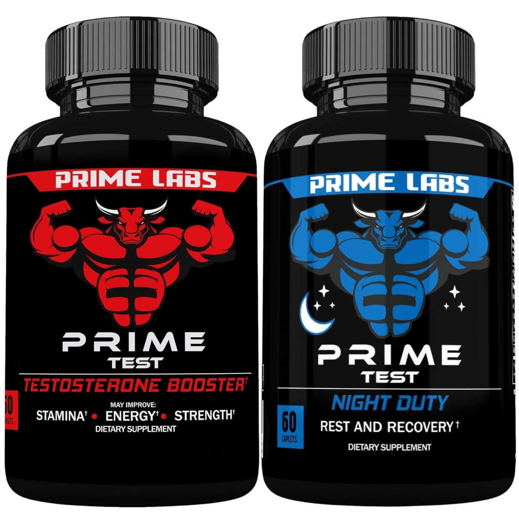 Prime Labs prim test test testosteron Booster + Night Duty Sleep Supliment