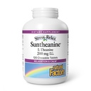 Factori naturali Suntheanine L-Theanine 100 mg - Supliment de sănătate pentru calm Outlook - L-Theanin Supplement sprijină relaxarea somn și SIDA împotriva somnolenței - 120 comprimate masticabile (60 Servings)