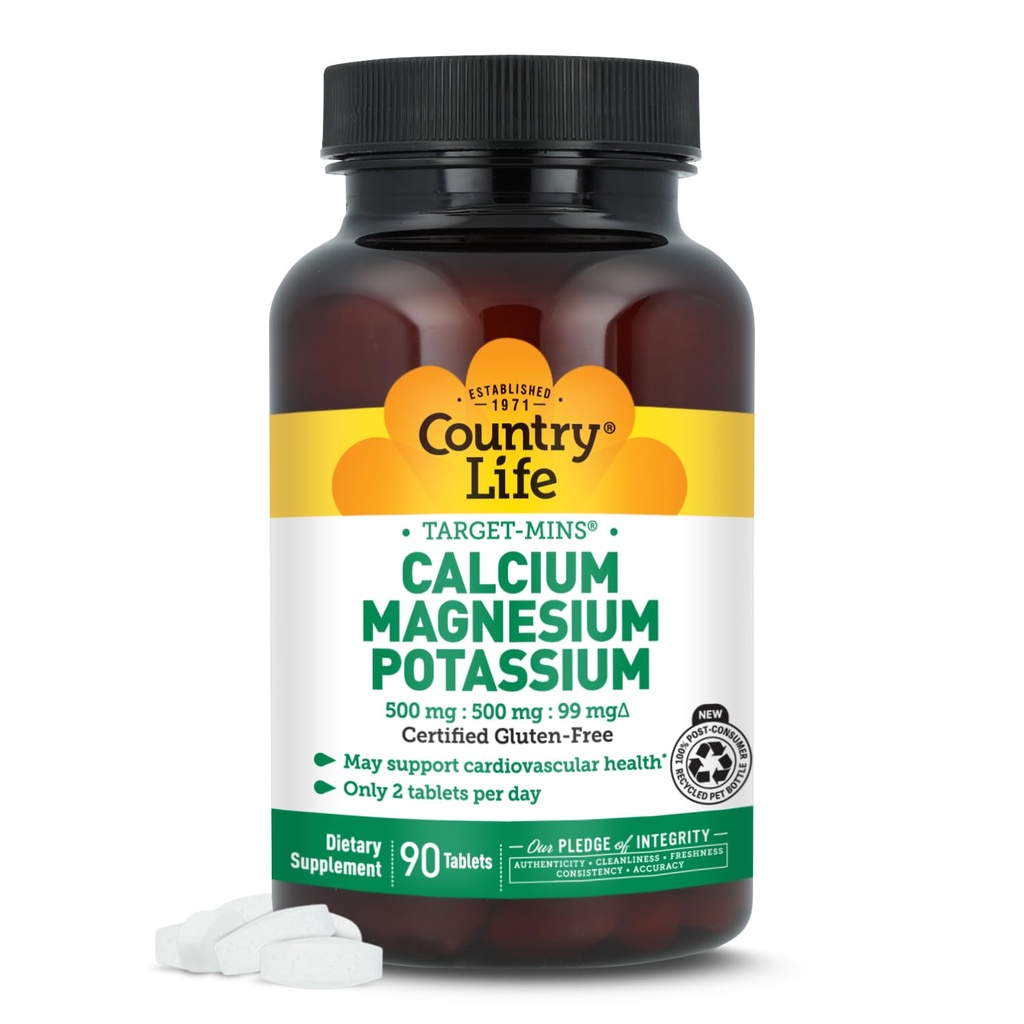 Viața de țară Calciu-Magnesium-Potasium - 90 comprimate