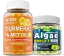 Curcumin Turmeric 1000 mg supliment Gume cu Omega Vegan 3 Gume umplute 1000 mg