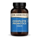 Dr. Mercola Probiotice complete - 70 Miliarde CFU - Suporturi Immune, Digestive & Gut Health - Caracteristici 10 Tulpini - Perioada de valabilitate Stabil - GMO-Free, Gluten-Free & Soy-Free - 90 Capsule (90 Servings)