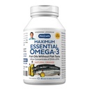 ANDREW LESSMAN Maximal Essential Omega-3 Orange - 30 Softgels - Ultra-Pure, ulei Omega-3 de mare potenta. High DHA, fără probleme cu stomacul, fără contaminări, fără mercur. Small Easy to Swallow Softgels