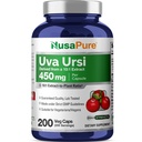 NusaPure Uva Ursi 10:1 Extract, 450 mg echivalent cu 4500 mg 200 capace vegetariene (non-GMO, Vegan) Bearberry