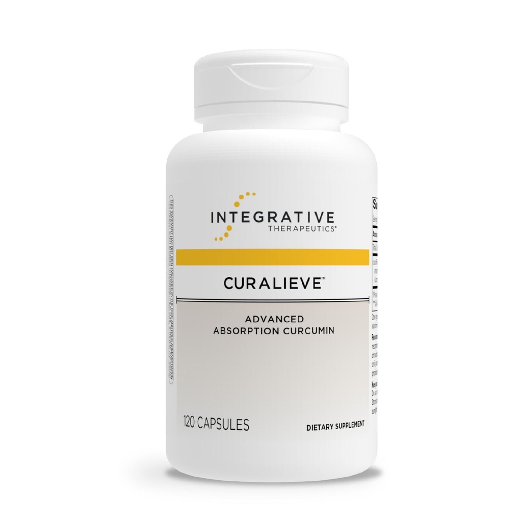 Curalieve - Formula Curcumin pentru suport antioxidant* - Curcumina de înaltă absorbţie - Vegan, Gluten-Free & Dairy-Free - 120 capsule (60 Servings)