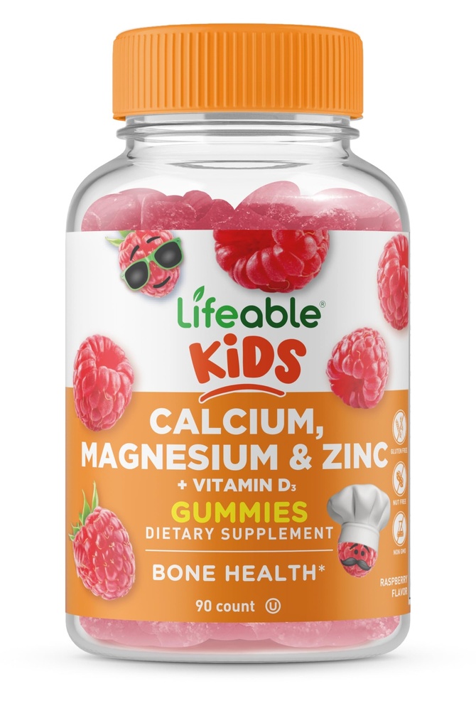 Copii Lifeable Calciu Magneziu Gume de zinc 