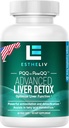 Ficat Cleanse Detoxifiere & Repair PQQ + Inositol Formula, Actualizat V2.0 (Non Milk Thull Supplement and Artichoke Extract), pentru ficat de sănătate și dezintoxicare, Reînnoirea suport hepatic