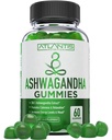 Atlantis Nutritie Ashwagandha Gummies - 1500 MG Per Serving - Promoveaza calmul, imbunatateste starea de spirit, imbunatateste nivelurile de energie si intari sistemul imunitar - Formulat cu vitamina D &amp; zinc - Vegan 60 Conte