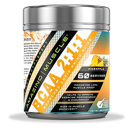 Uimitor muschi BCAA 2:1:1 Ramura lantului Aminoacids Supliment 