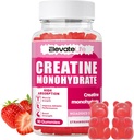 Lift Creatin Monohidrat Gummies 5000mg pentru bărbaţi şi femei, Masticuri Creatina Monohidrat pentru forţa musculară, Muscle Builder, Energie Boost, Pre-Gardout Supliment (90 Conte)-Strawberries