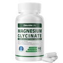 Glicinat de magneziu 400 MG per Serving 100% Chelated for High Absorbtion, Gentle On Stomac, Non-GMO, 90 Capsule vegetariene