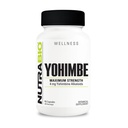 NutraBio Yohimbe Bark Extras Supliment pentru bărbaţi şi femei, 4mg, 90 Capsule vegetale