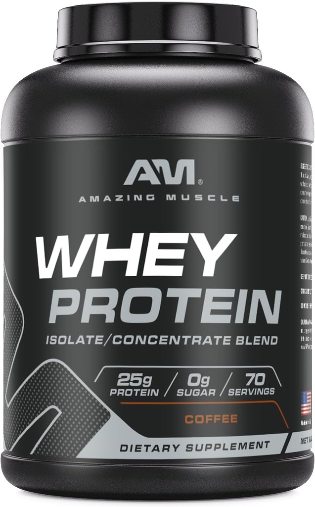 Amazing Muscle Whey Proteina Izolat si concentrat Blend 