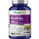NusaPure Rhodiola Rosea 7,500 mg 180 Capsule vegetale (non-GMO, Extract 30:1, Vegan & Gluten-Free) Bioperină