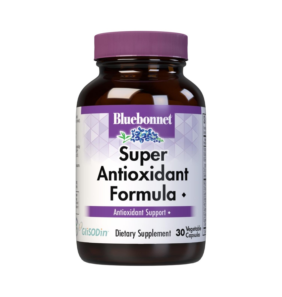 BlueBonnet Super Antioxidant Formula Capsule vegetariene, 30 Conte