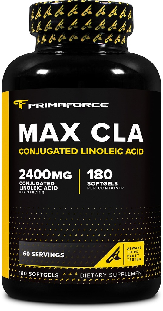 Primaforce CLA 2400 mg per Serving (180 softgels) - Max CLA - pentru bărbaţi şi femei, fără stimulare, fără OMG-uri