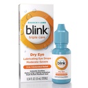 Picături de ochi triple BLINK pentru ochi uscat, picături de ochi lubrifiante, Soothing pentru ochi moderaţi până la sever uscat, cu Hyaluronat, reduce disconfort, hidratare lung-Lasting, 0.34 Fl Oz