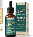 Liposomal Liquid NAC Supliment N-Acetyl Cysteine picături, N Acetil Cysteine 600 mg cu Querbetin & Zinc pentru adulți și copii, Liver & Lung Support, Antioxidant, Imun & Skin Health, 2 Fl Oz