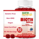 SHIFAA NUTRIŢIE Gume Vegan Biotin pentru adulţi & copii 