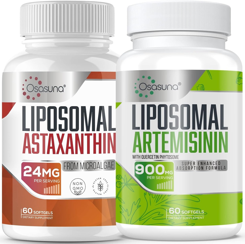 Astaxantină lipozomală 24MG cu Artemisină 600 mg