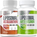 Astaxantină lipozomală 24MG cu Artemisină 600 mg