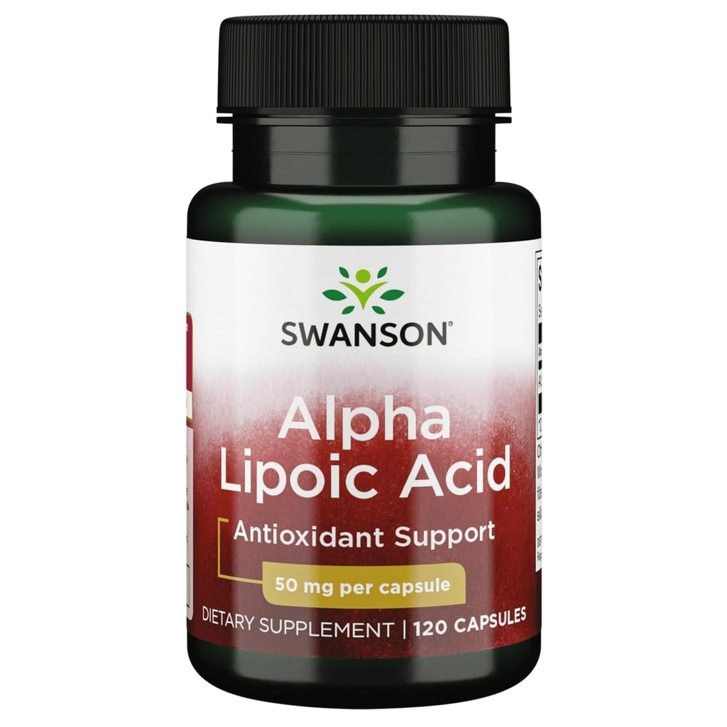 Swanson Alpha Acid lipoic 50 Milligrame 120 capsule