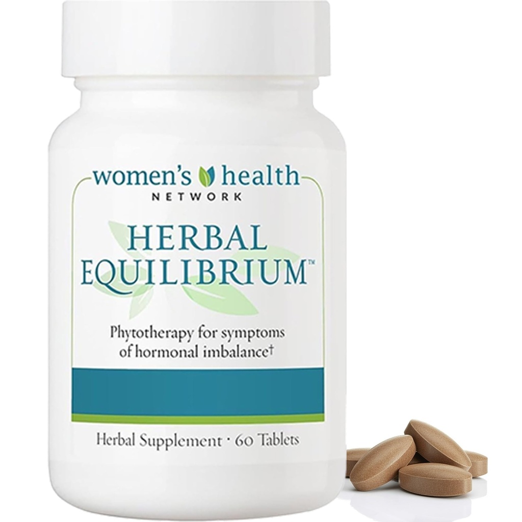 Herbal EquilibriumTM - Relief natural, Spectru complet pentru Peri / Menopauza Simptome cu 7 extracte de plante dovedite (30 zile de aprovizionare)