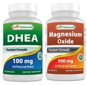 Cele mai bune naturale DHEA 100 mg & Oxid de magneziu 500 mg