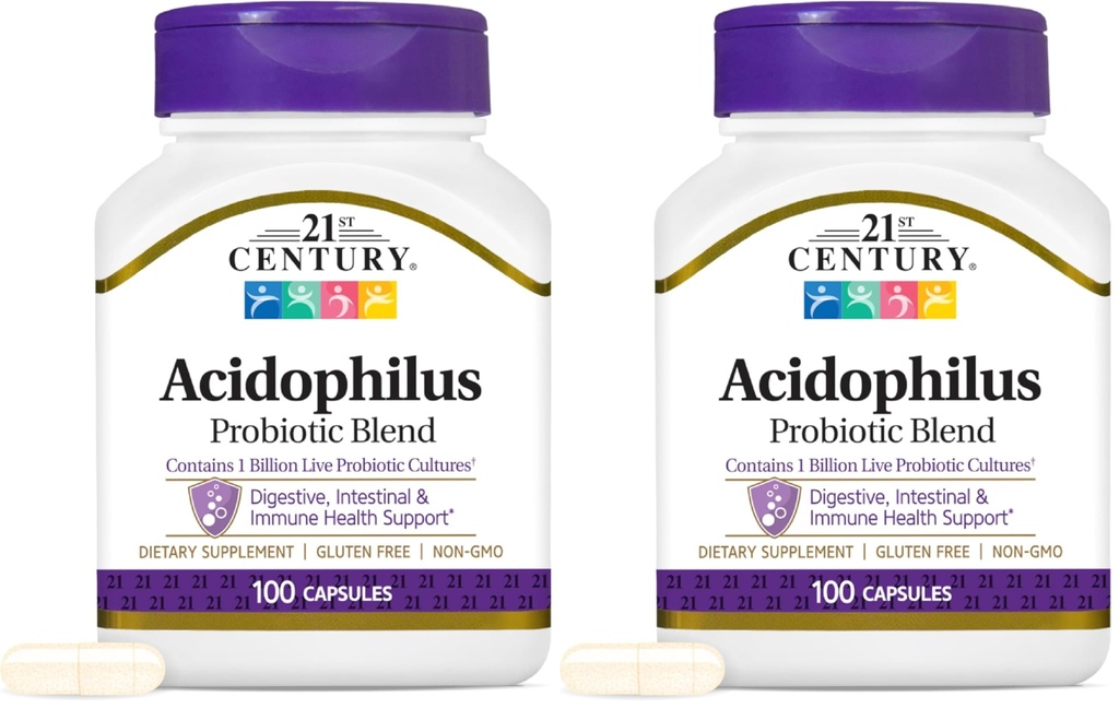 Capsule acidofil din secolul XXI, număr 100 (21339) (Pachet de 2)