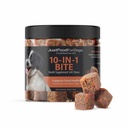 Just Food ForDogs 10-in-1 Multifunctional Supplement Chews for Dogs, Superfood Blend, Glucosamine, Omega-3 Fatty Acids, Skin Health, Joint Health, Probiotics, Plant-Based, Human Grad - 45 Count