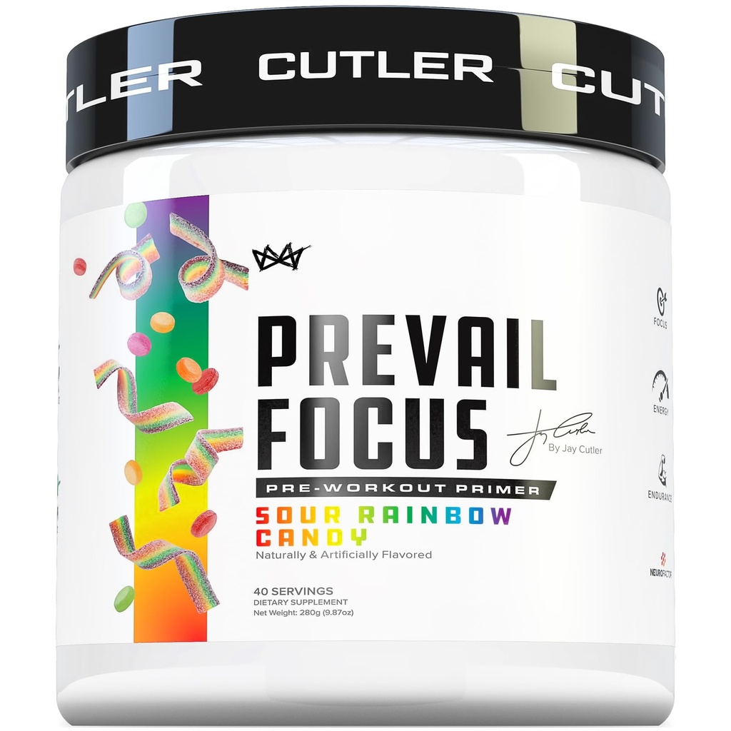 Prevail Pre Antrenament Pulbere cu Nootrops: Băutură de pregătire pentru bărbaţi şi femei, Taiere Edge Energie şi Focus Supliment cu L Citrulline, Alpha GPC, L Tyrosine 