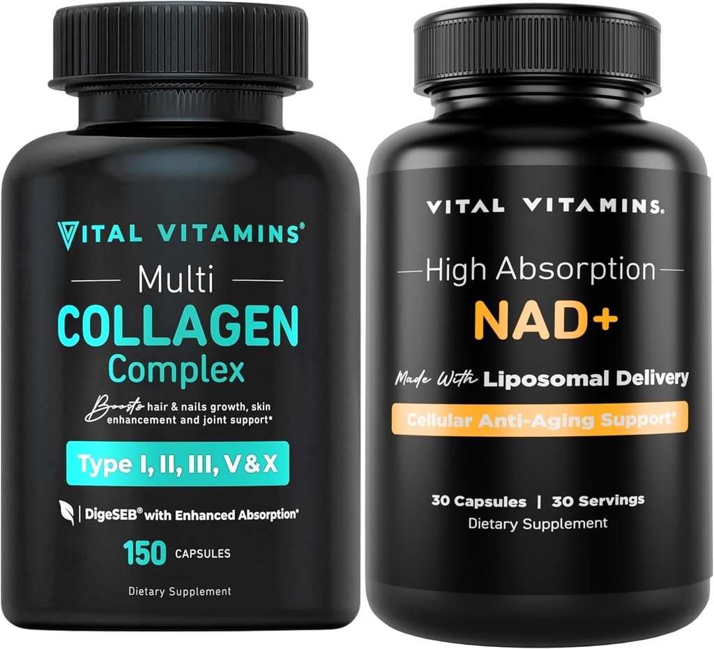 Vitamine vitale Multi Colagen Capsule + NAD+ Supliment