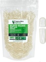 XPRS Nutra dimensiune de lansare întârziată 0 Capsule goale - 1000 Conte capsule Vegan clare - Pastile vegetariene - capsule vegetale DIY umplere - Capace gel Veggie Fillable pentru Do-It-Yourself Suplimente