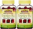Energie produsă de natură B12 Gume adulte 1000 mcg per Serving 150 Ct (Pachet de 2)