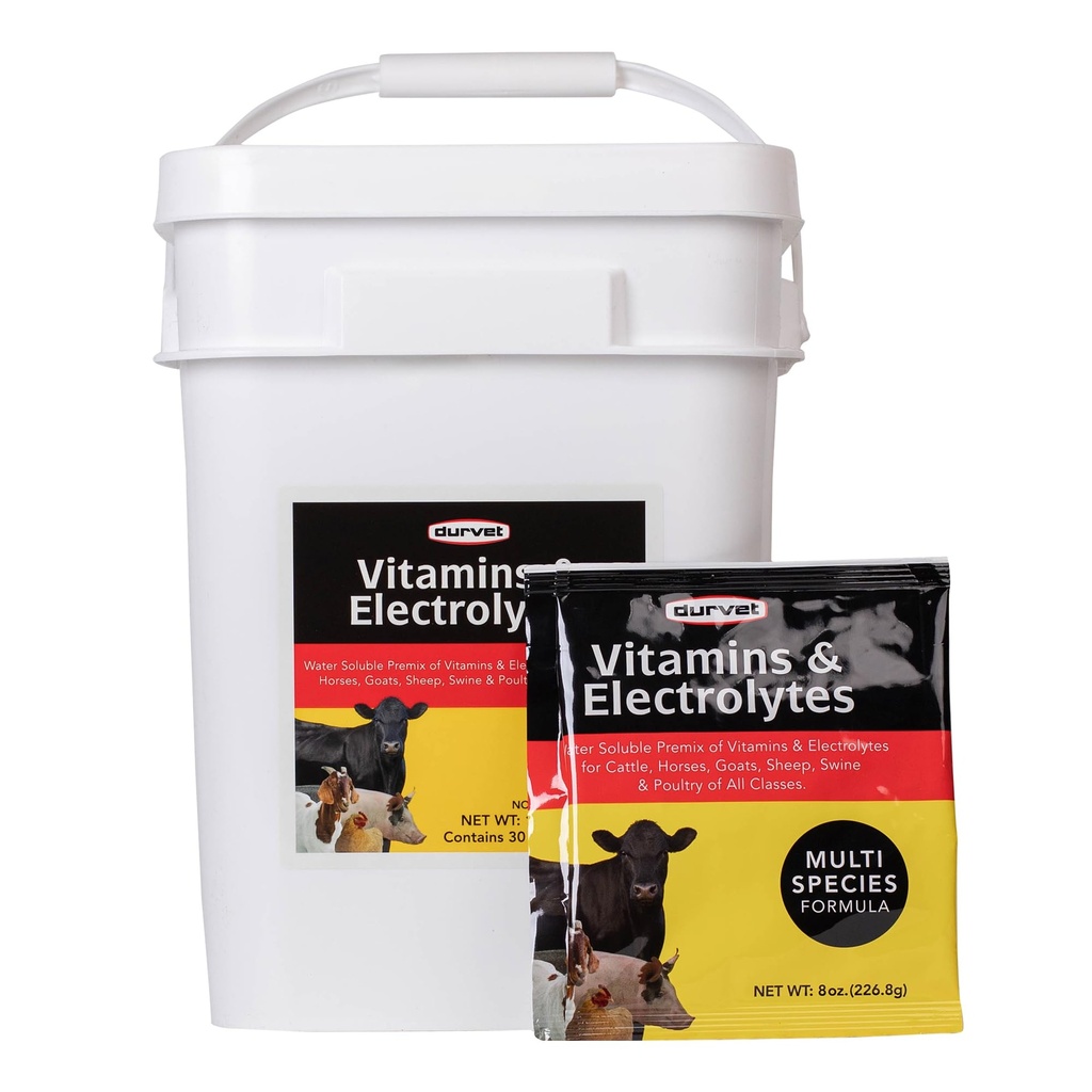 DURVET 136028 Vitamine & Electroliti, 8 oz