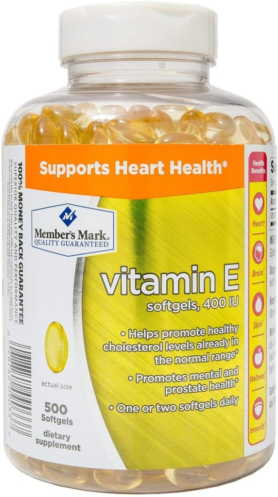 Mark Mark Vitamina E 400 UI Supliment alimentar (număr 500)