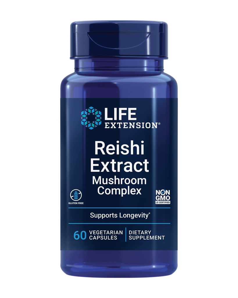 Extensie de viață Reishi Extract Complex de ciuperci supliment vegetal pentru suport imunitar 
