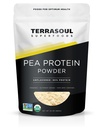 Terrasoul Superfoods Proteină organică de mazăre (nearomată, textură netedă), 1,5 lire