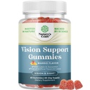 Vision Support Gummies pentru adulţi - Lutein şi Zeaxanthin Suplimente pentru Sănătatea Ochilor - Vitamine Lutein potente pentru Protecţia Albastră a Luminii