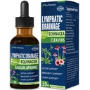 Cleavers Limphatic Drenage picături pentru Lymph System Detox Curățenie, Lymphedema Supplement Formula w/Echinacea, Cats 