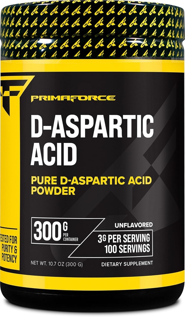 Acid Primaforce D-Aspartic 300 Grams (100 serviri), Nearomatizat, vegetarian, Non-GMO
