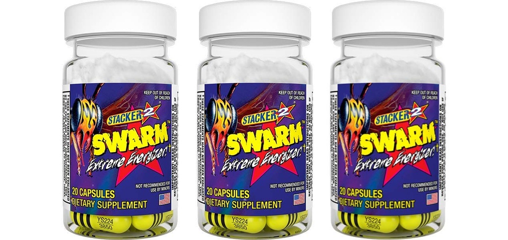 Swarm Extreme Energizer 20 Capsule (Pachet de 3)