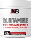 Pulbere de glutamină 300 Grams 60 zile fără aromă Aprovizionare 5 grame L-glutamină per Serving