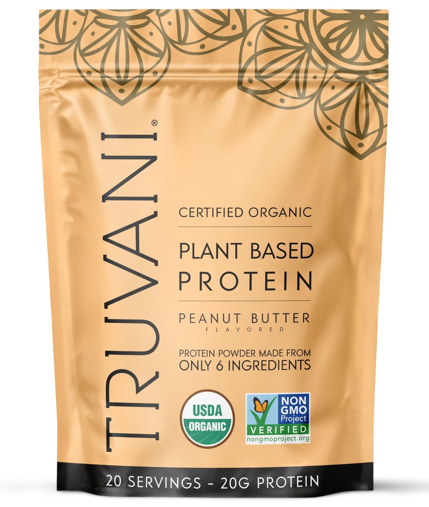 Truvani Vegan Pea Powder Pudră de proteine de arahide 